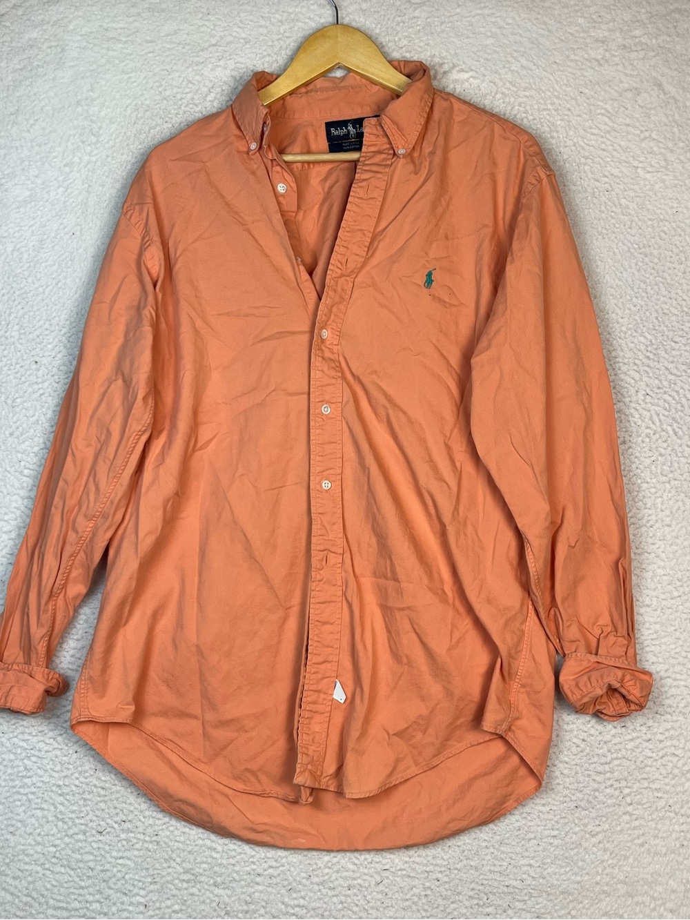 Ralph lauren men’s orange shirt